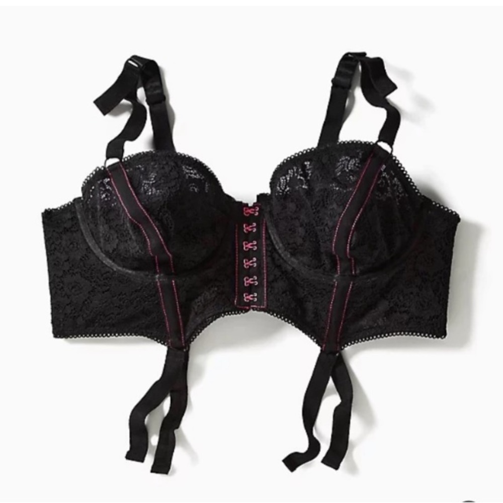 *NWT* Torrid Size 1 Betsey Johnson Longline Bralette - Picture 2 of 6